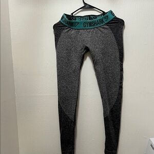 Gymshark Gray And Teal Leggings